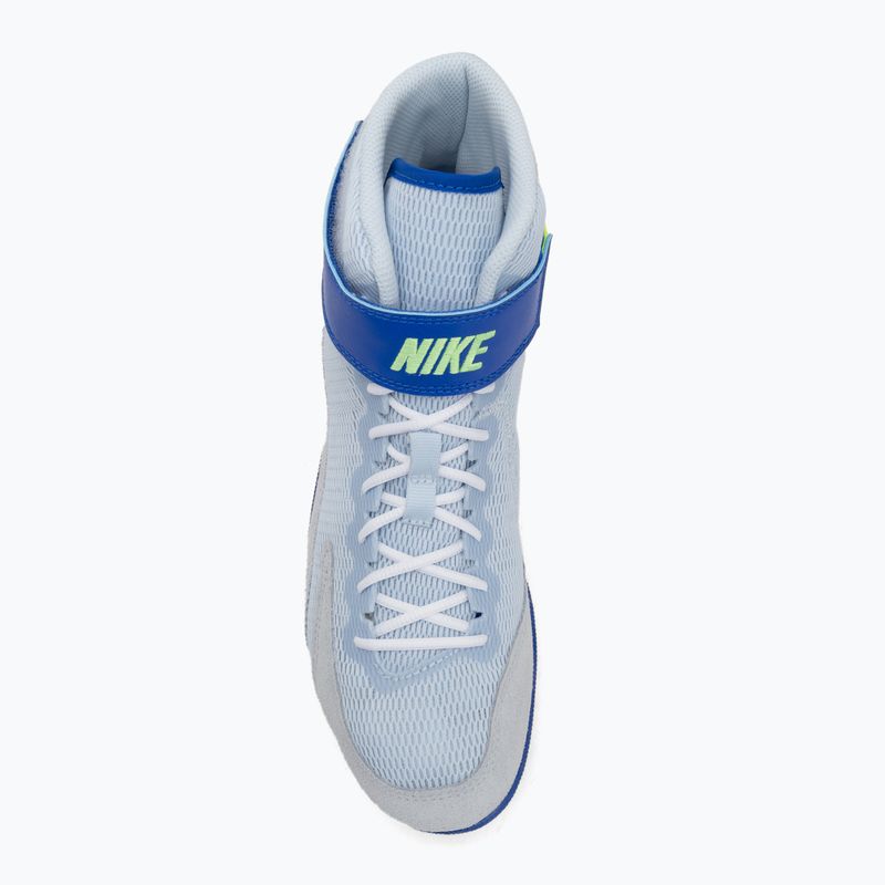 Nike Speedsweep VIII wrestling shoe blue tint/hyper royal/lime blast/white 5