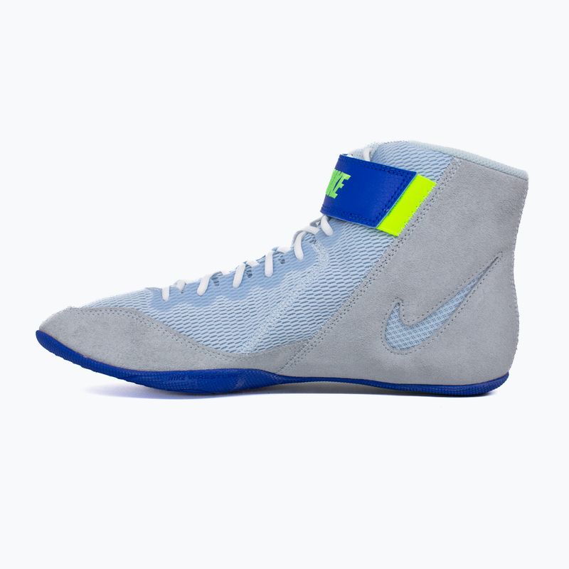 Nike Speedsweep VIII wrestling shoe blue tint/hyper royal/lime blast/white 2