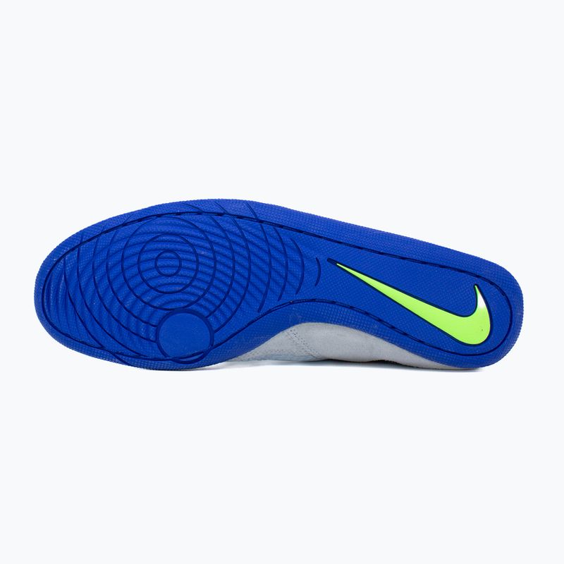 Nike Speedsweep VIII wrestling shoe blue tint/hyper royal/lime blast/white 3