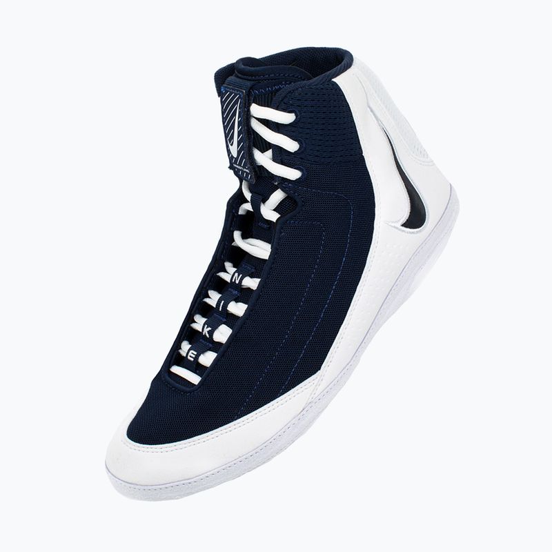 Nike Inflict 4 white/college navy wrestling shoes 7