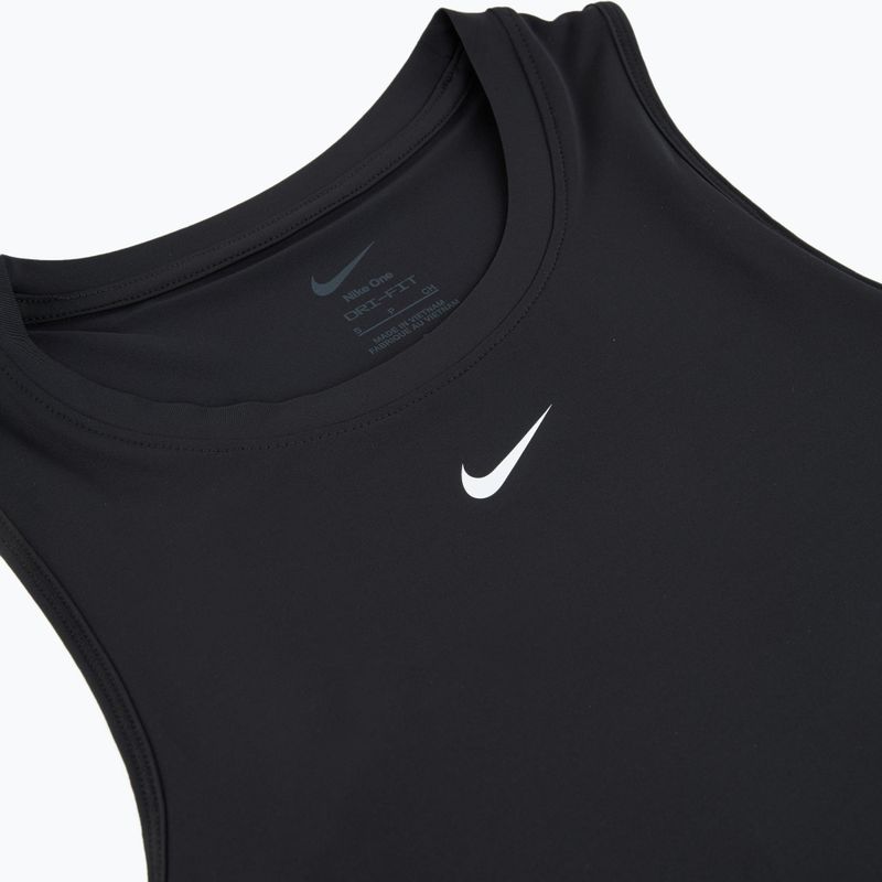 Women's training top Nike One Classic Dri-Fit Tank Top black/white 9