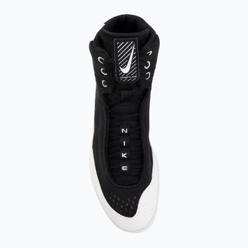 Nike Inflict 4 black/white/wolf grey wrestling shoe 5
