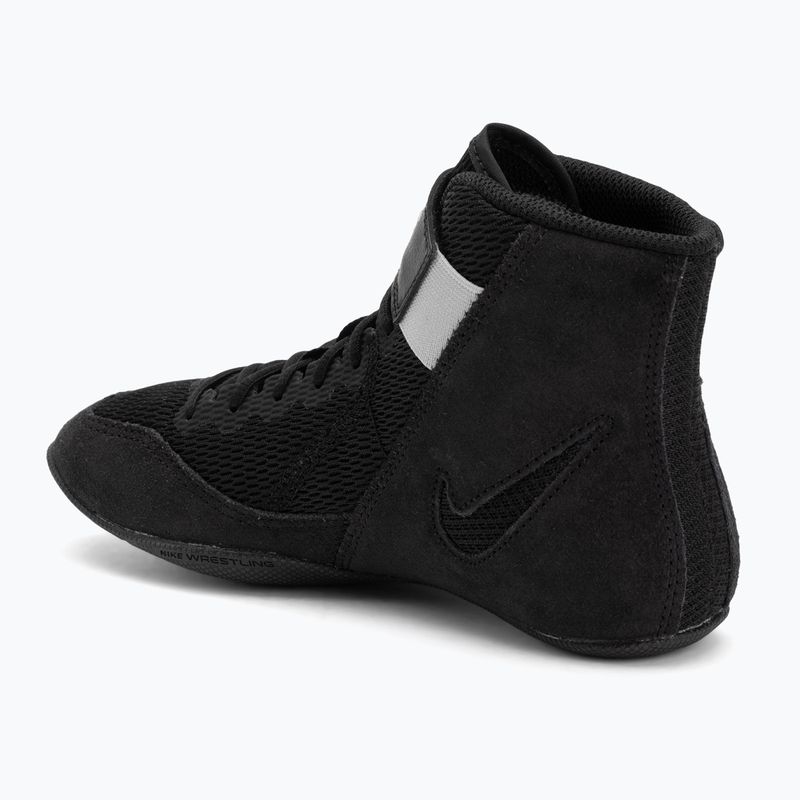 Children's wrestling shoes Nike Speedsweep VIII GS black/white/black/wolf grey 3