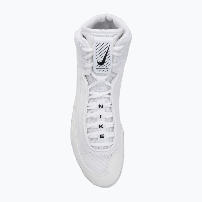 Nike Inflict 4 white/black/white wrestling shoes 5