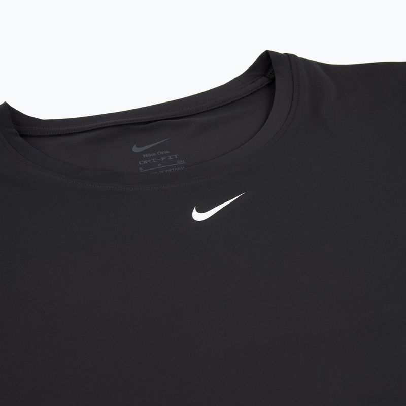 Women's training top Nike One Classic Dri-Fit black/white 9