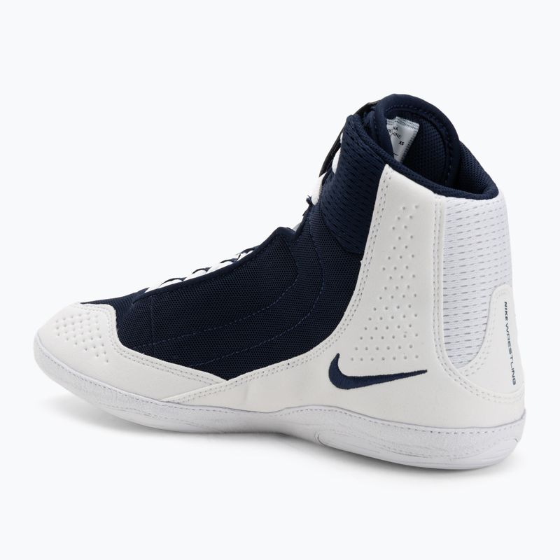 Wrestling shoes Nike Inflict 4 white/college navy 3