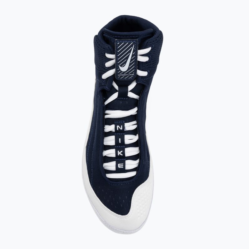 Wrestling shoes Nike Inflict 4 white/college navy 5