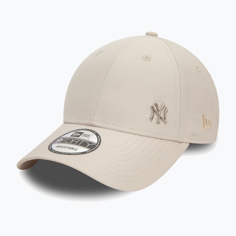 New Era Flawless 9FORTY New York Yankees light beige baseball cap 2
