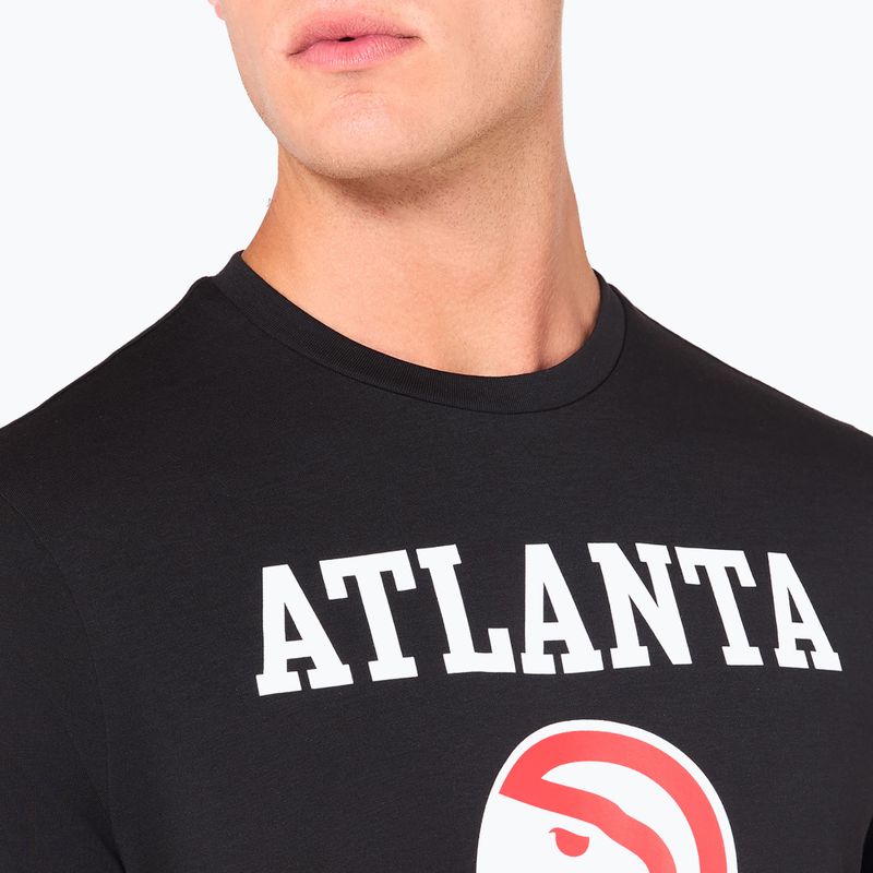 Men's New Era NOS NBA Regular Atlanta Hawks t-shirt black 6