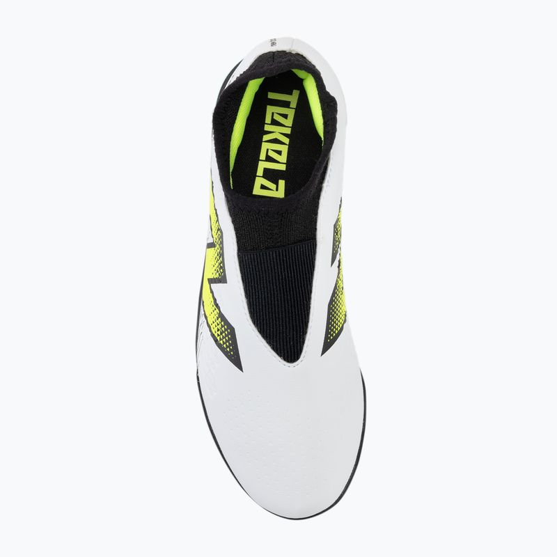 Children's football boots New Balance Tekela Magique V4+ TF white 5
