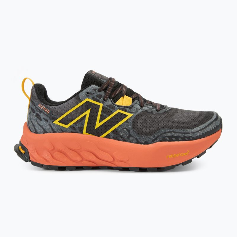 New Balance Fresh Foam X Hierro v8 black/yellow men's running shoes 2