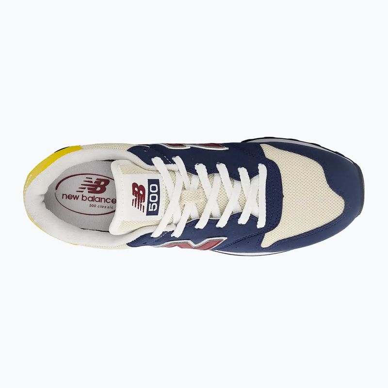 New Balance men's shoes 500's V2 blue navy 15