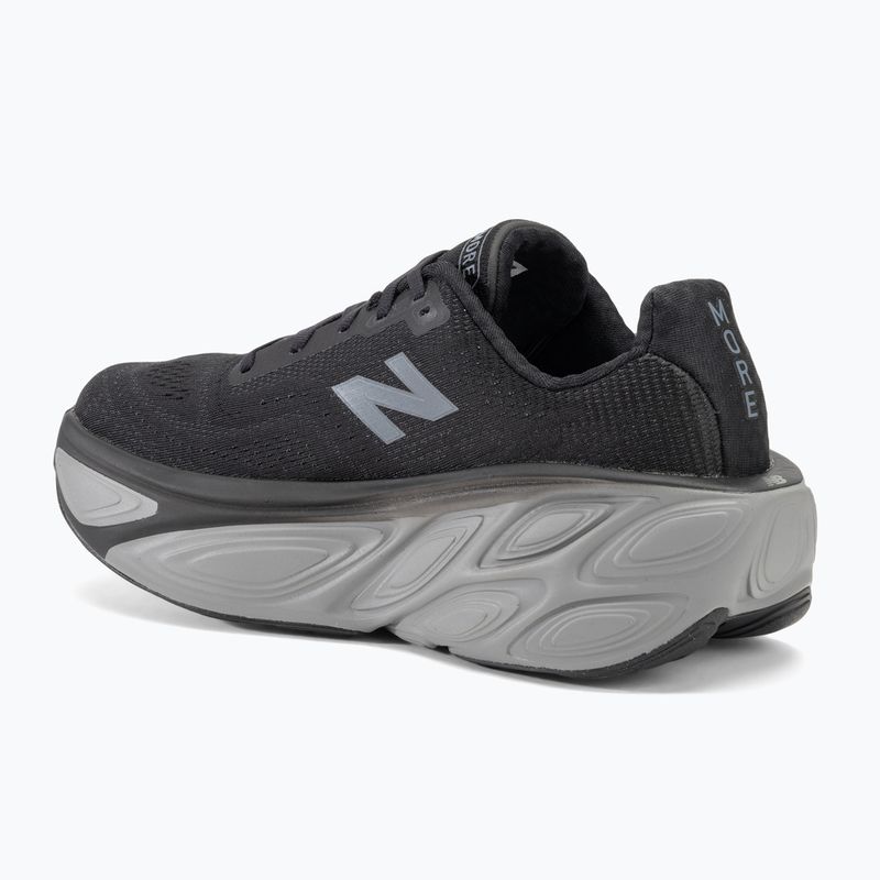 New Balance Fresh Foam X More v5 black men's running shoes 3