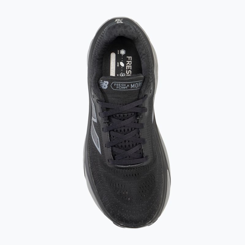 New Balance Fresh Foam X More v5 black men's running shoes 5