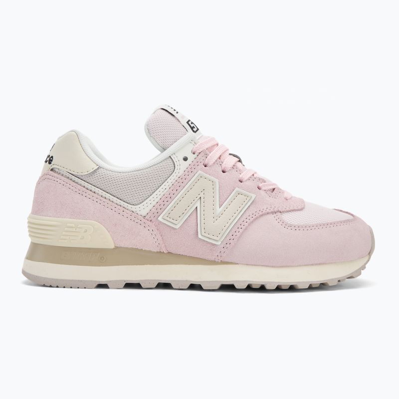 Women's shoes New Balance 574's V2 light pink/white 2