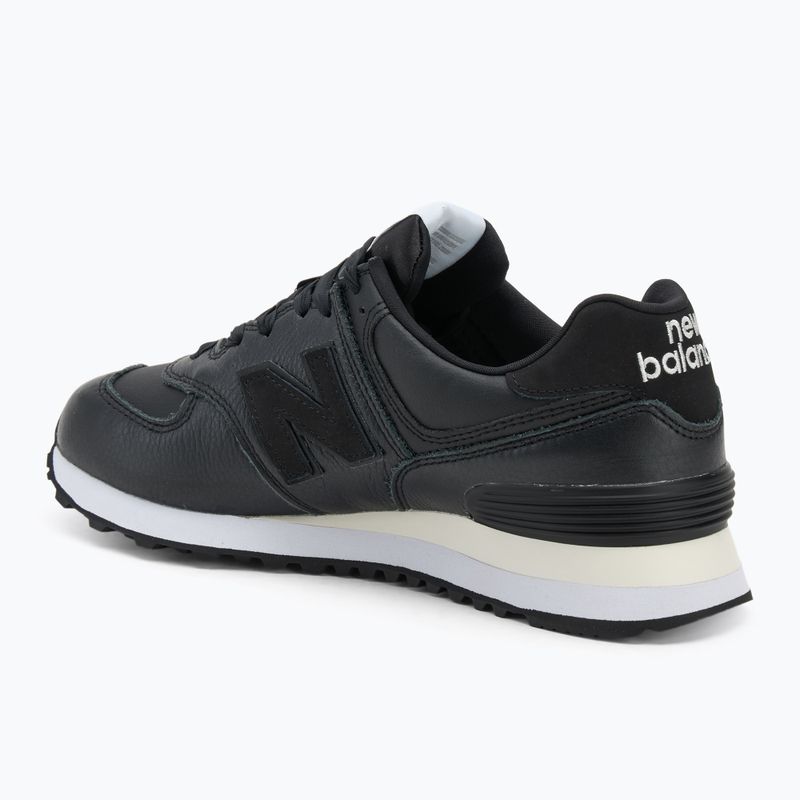 Women's shoes New Balance Classic 574's V2 black/white/black 3