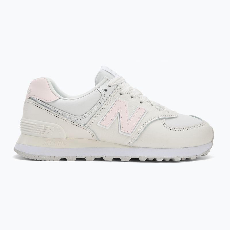 Women's shoes New Balance Classic 574's V2 white/light pink 2