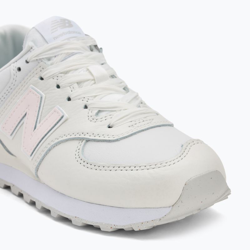 Women's shoes New Balance Classic 574's V2 white/light pink 7