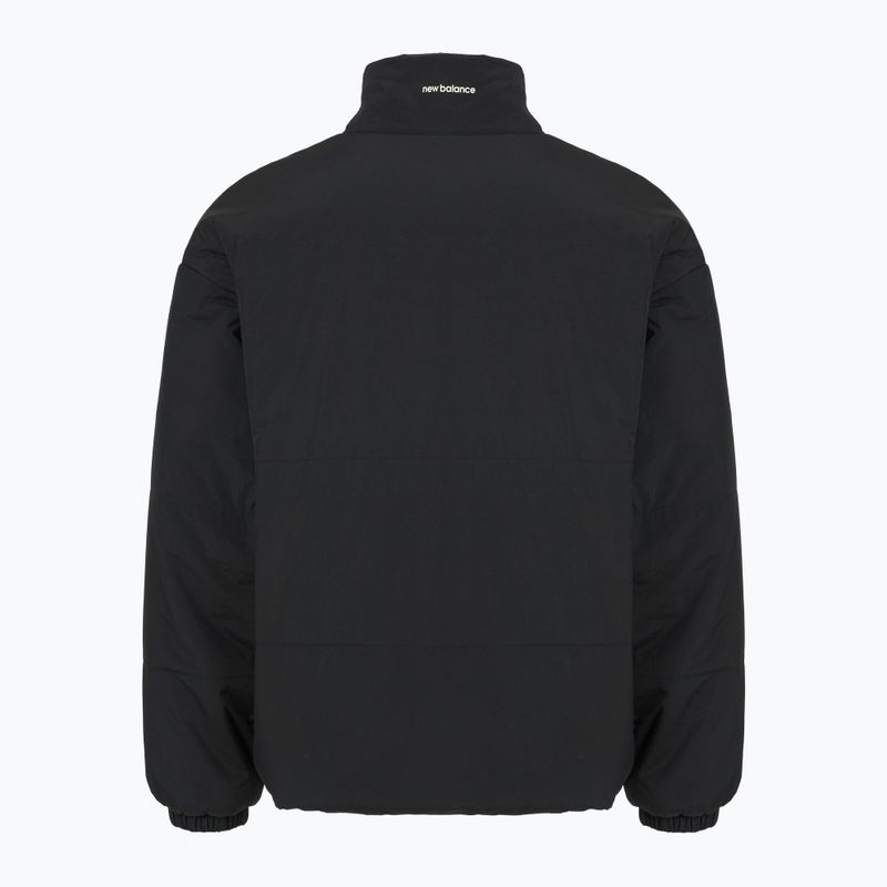 Men's insulated jacket New Balance Hoops Puffer black 2