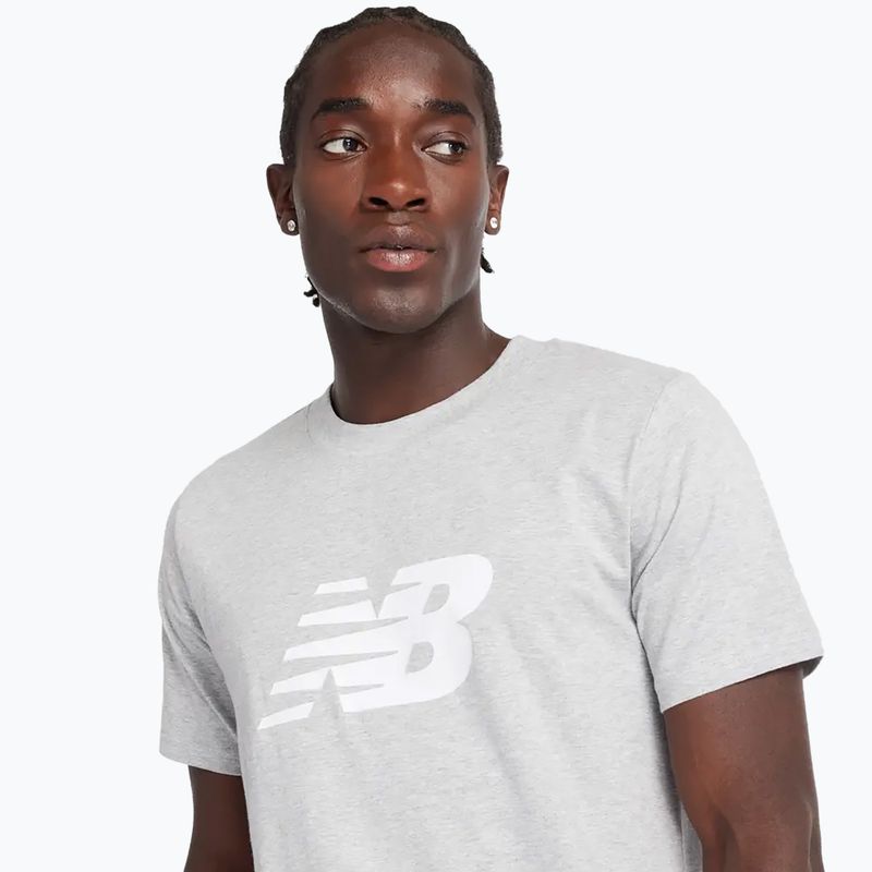 Men's New Balance Graphic V Flying athletic grey t-shirt 4