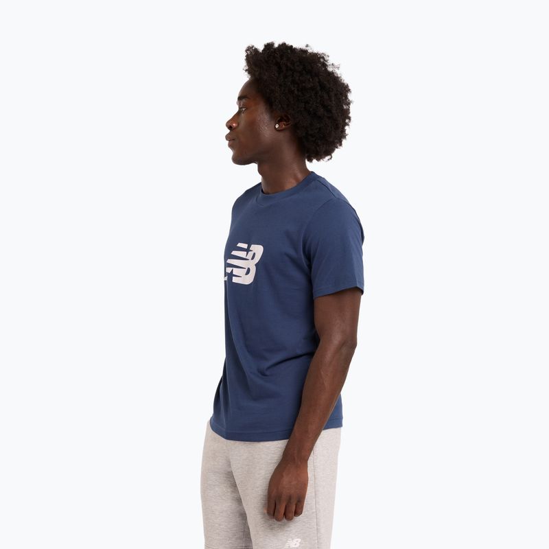 Men's New Balance Graphic V Flying navy T-shirt 3