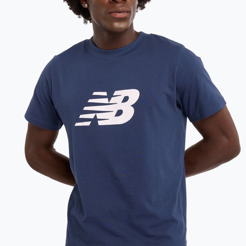 Men's New Balance Graphic V Flying navy T-shirt 4