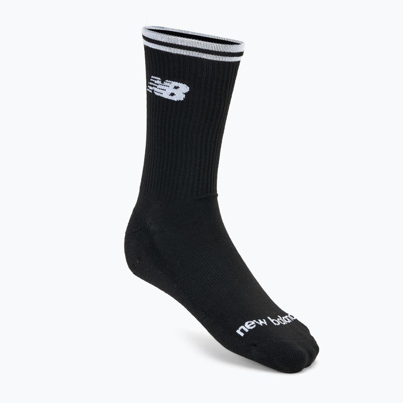 New Balance Running Stripe Midcalf socks 2 pairs black/white 5