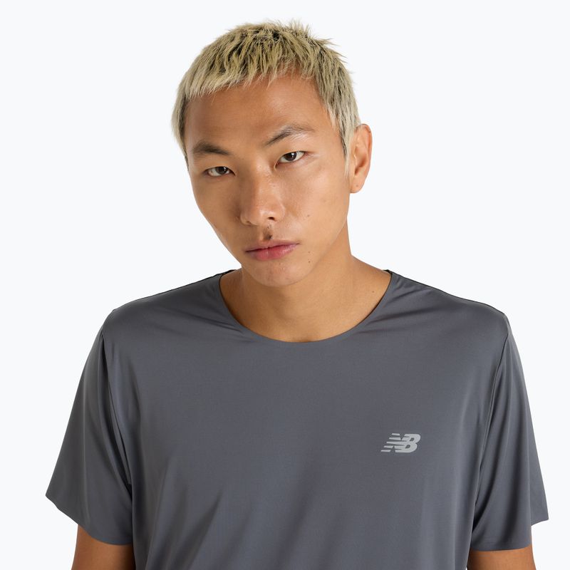 Men's New Balance Race Day graphite running shirt 4