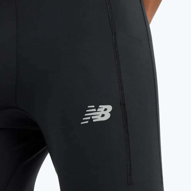 Men's New Balance Sleek Pocket running leggings black 6