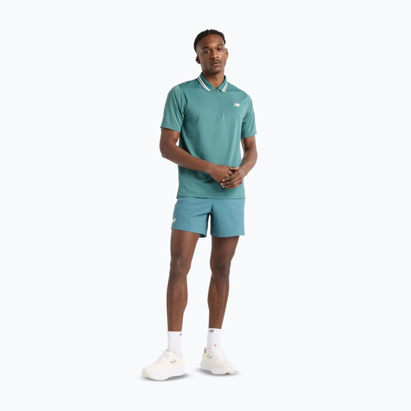 Men's New Balance Tournament Polo shirt new spruce 2