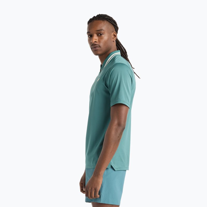 Men's New Balance Tournament Polo shirt new spruce 4