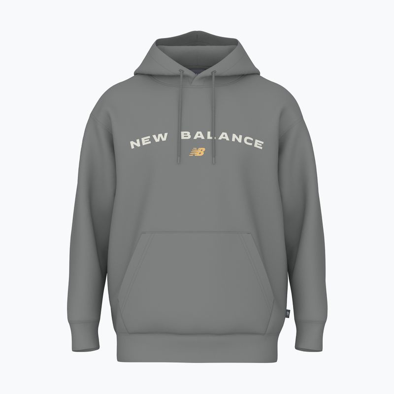 Men's New Balance Reimagine Fleece Hraphic Hoody slategrey sweatshirt