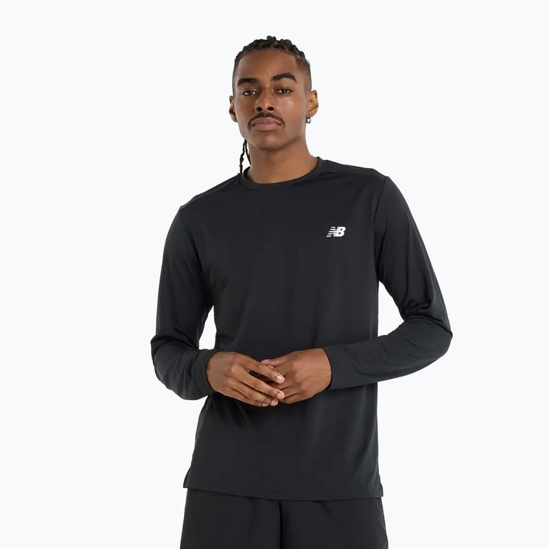 Men's long sleeve top New Balance Sport black/white