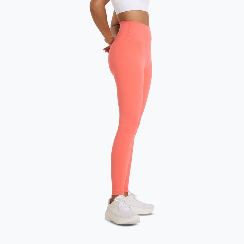 Women's New Balance Harmony High Rise driftred running leggings 3