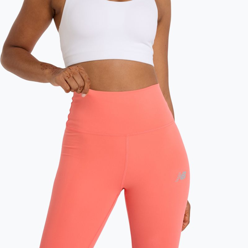 Women's New Balance Harmony High Rise driftred running leggings 4