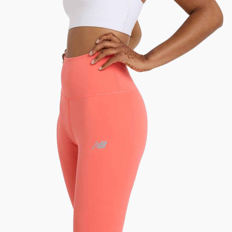 Women's New Balance Harmony High Rise driftred running leggings 5