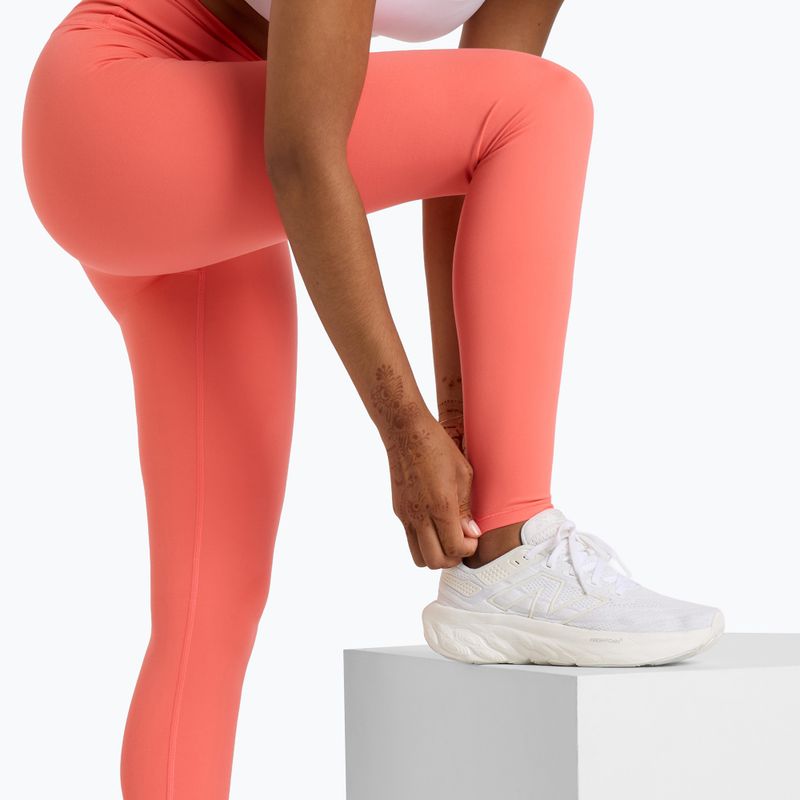 Women's New Balance Harmony High Rise driftred running leggings 6