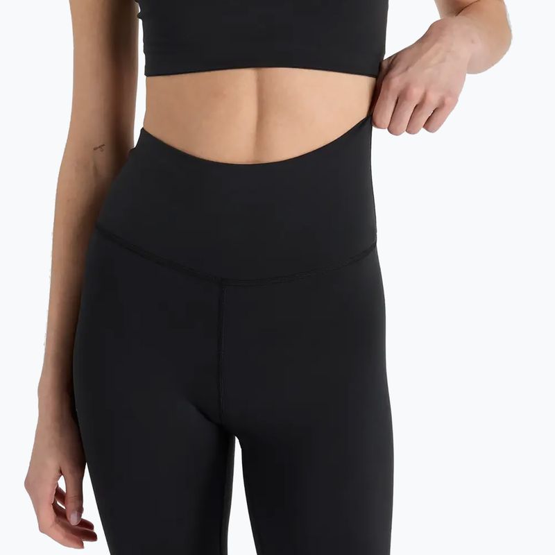 Women's leggings New Balance Define High Rise black/white 5