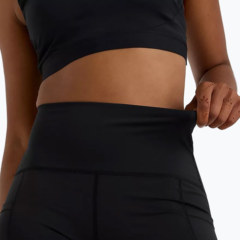 Women's New Balance Sleek Pocket High Rise running shorts black 6