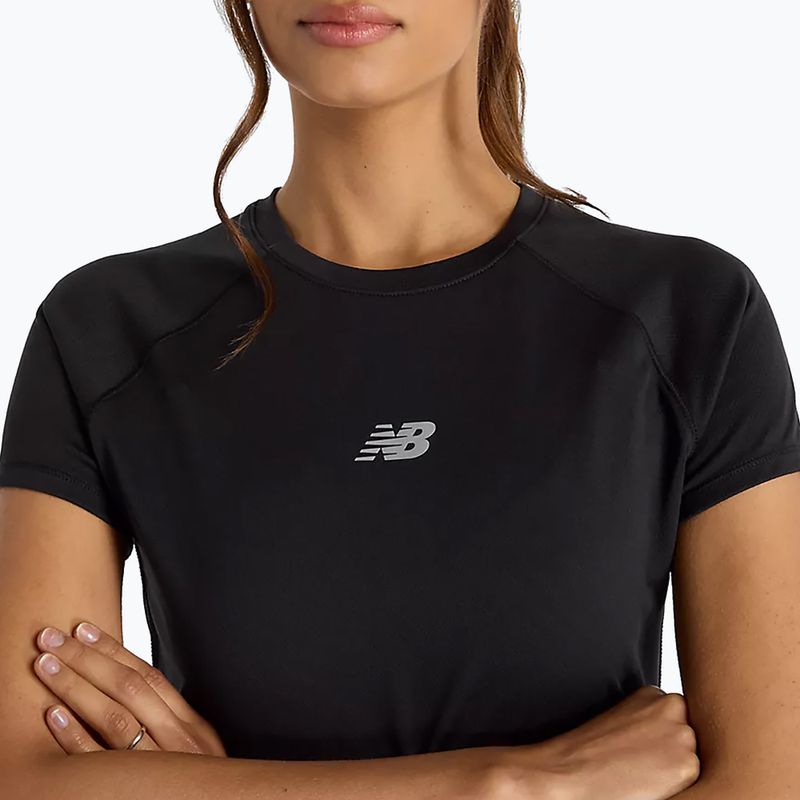 Women's New Balance Seasonal Jacquard black T-shirt 4