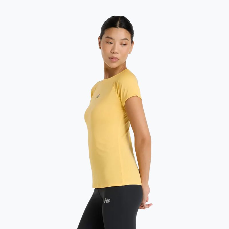Women's New Balance Seasonal Jacquard clementine t-shirt 3