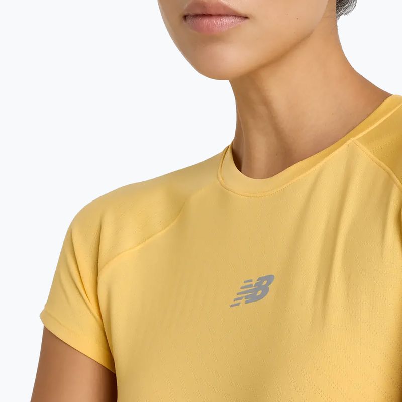 Women's New Balance Seasonal Jacquard clementine t-shirt 4