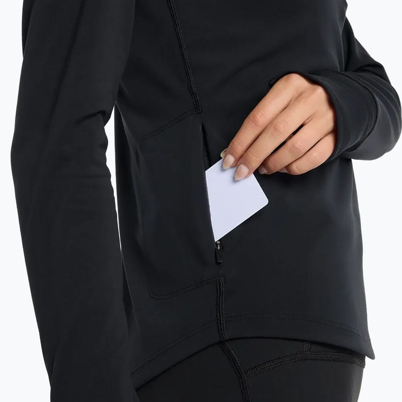 Women's New Balance Harmony Half Zip running sweatshirt black 6