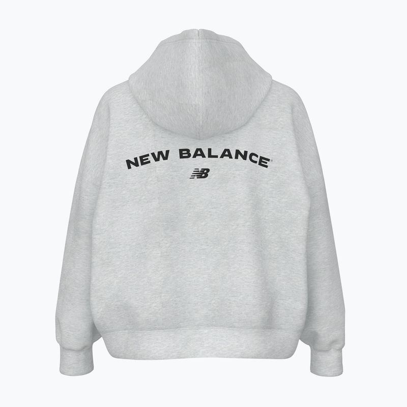 Women's New Balance Reimagine Fleece Hoodie ashheath 2