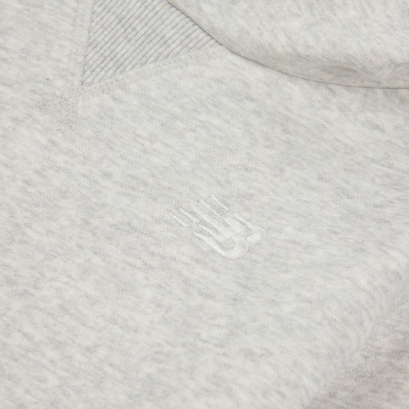 Children's sweatshirt New Balance Brush Back Small Logo Hoodie ash heather 8