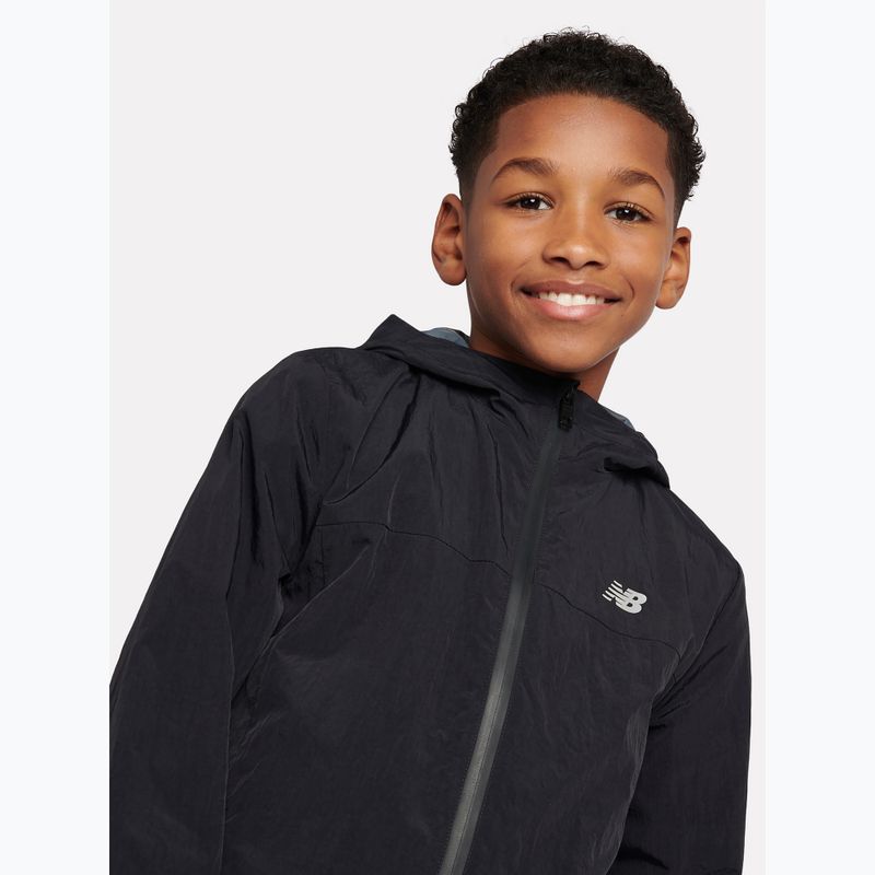 Children's jacket New Balance Athletics Woven Mesh Lined nb caviar 5