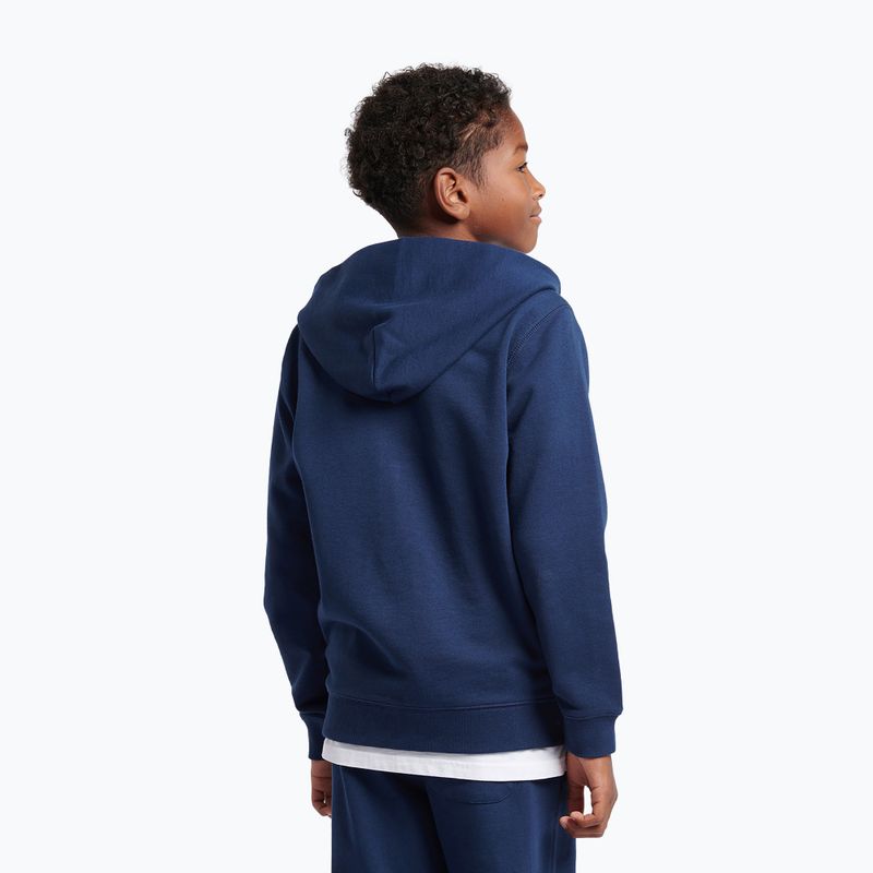 Children's sweatshirt New Balance French Terry Small Logo Full Zip Hoodie nb navy 3