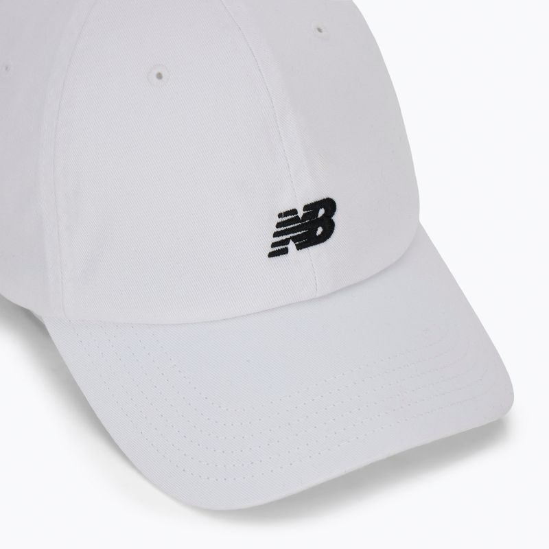 New Balance 6 Panel Classic V 2.0 baseball cap white 3