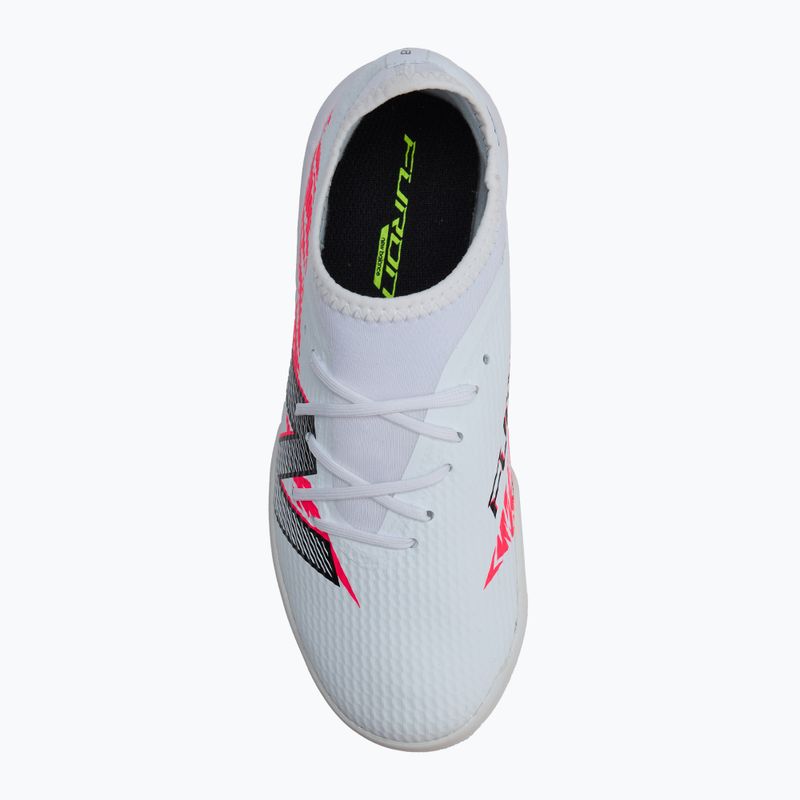 Children's football boots New Balance Furon Team V8 Jr TF white 5