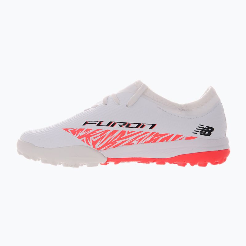 Children's football boots New Balance Furon Team V8 Jr TF white 10